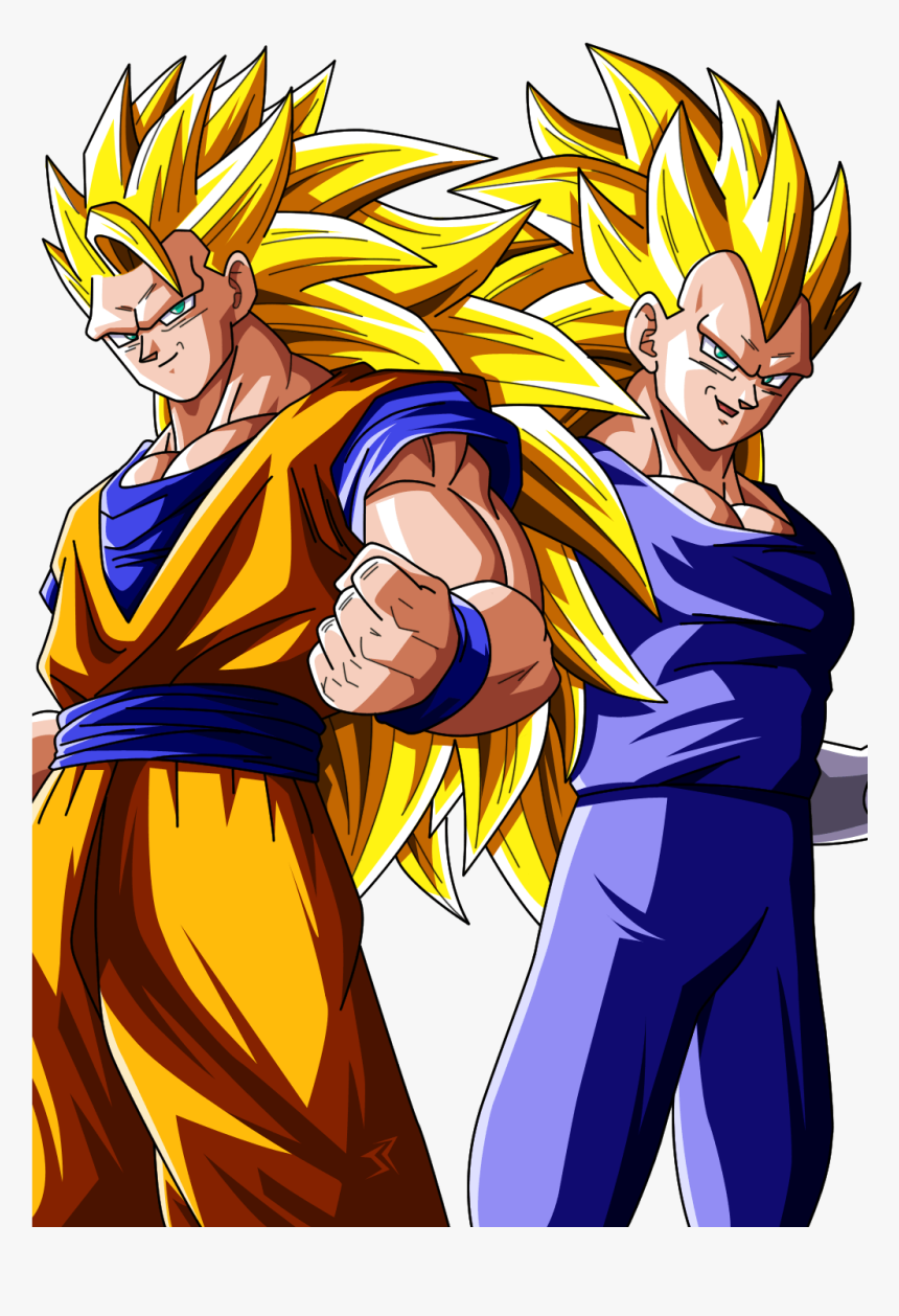 Yükle Vegeta Ssj3 Wallpapers - Ssj3 Goku And Ssj2 Vegeta, HD Png Download, Free Download