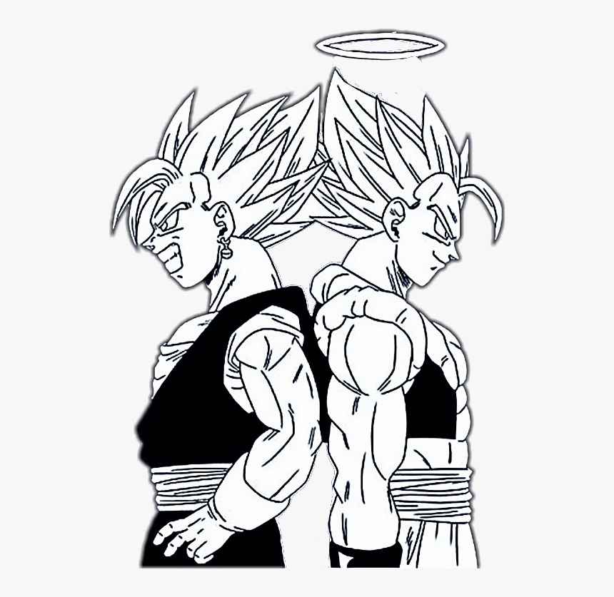 Vegeta Vegetto And Goku , Png Download - Gogeta And Vegito Merch Shirt, Transparent Png, Free Download