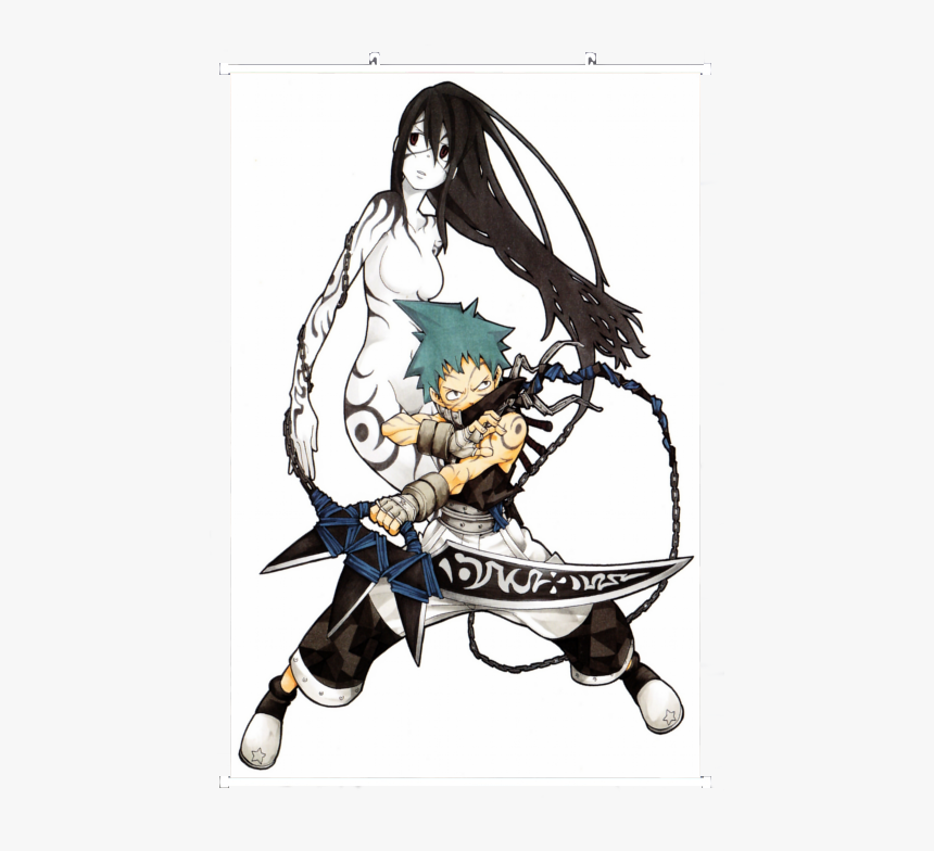 Soul Eater Black Star Death Scythe, HD Png Download, Free Download