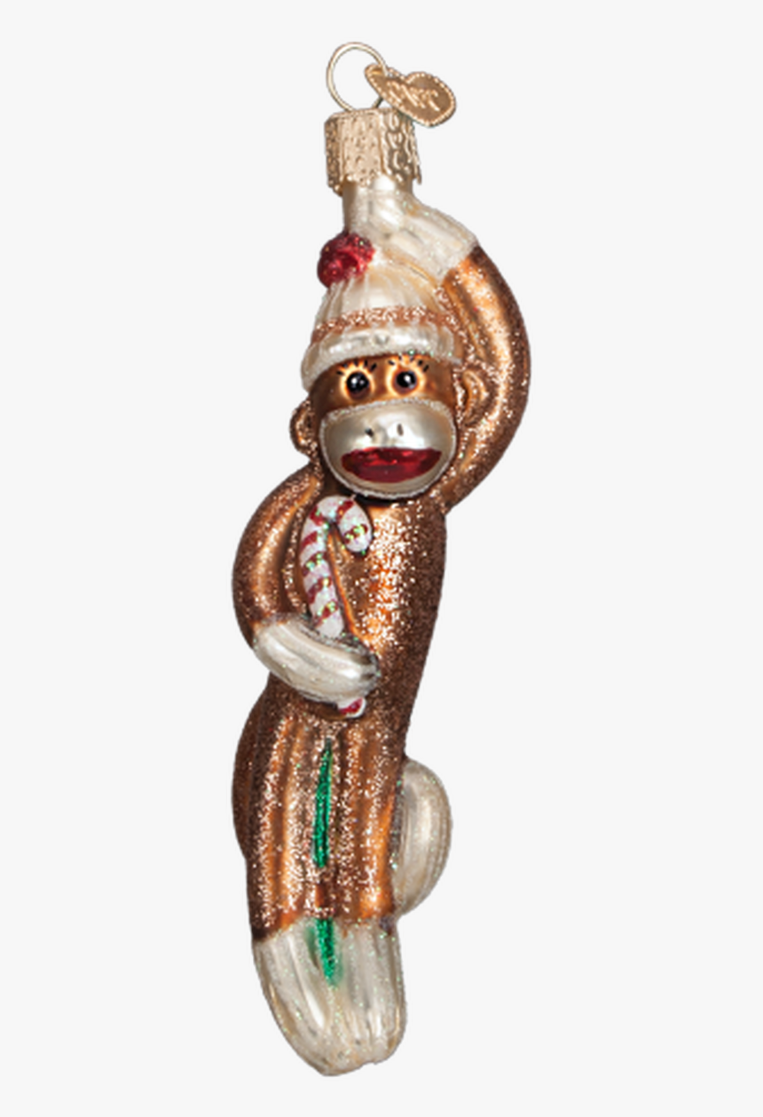 Old World Christmas Sock Monkey Ornament - Christmas Ornament, HD Png Download, Free Download