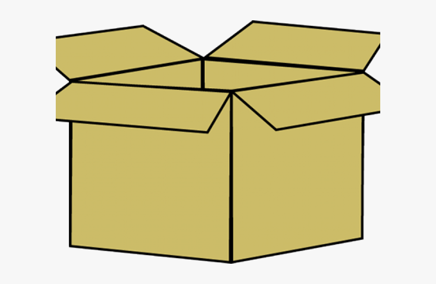 Box Clipart Cute - Box Black And White, HD Png Download, Free Download