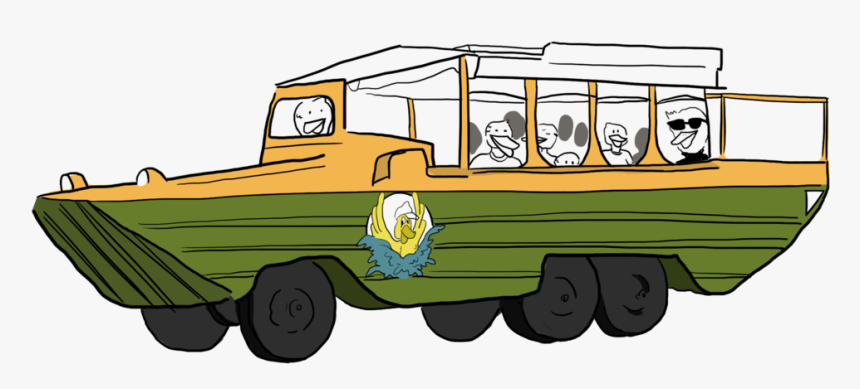 Duckboat2 - Illustration, HD Png Download, Free Download