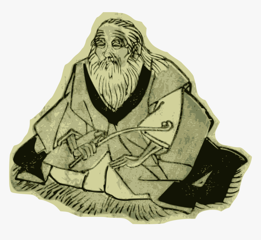 Wise Old Man With Beard Clipart - Wise Old Man Clip Art, HD Png Download, Free Download