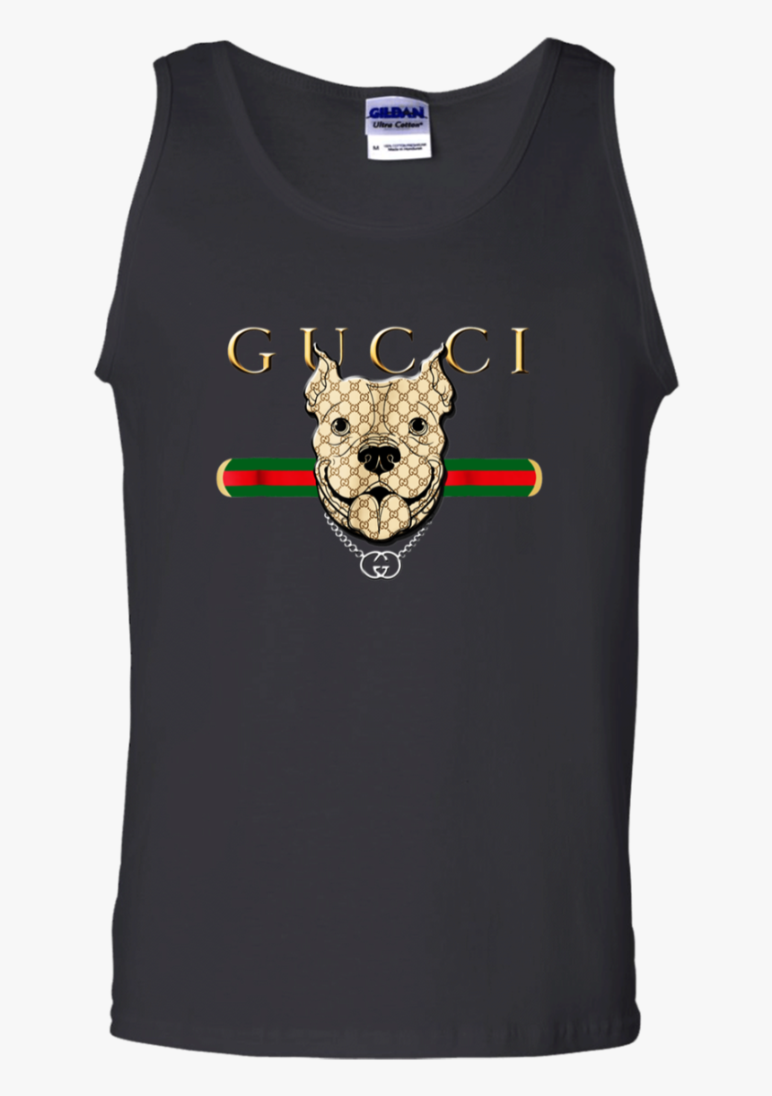 Pigpull Dog Gucci Logo Vintage Shirt G220 Gildan 100% - Gucci Shirt With Dog, HD Png Download, Free Download