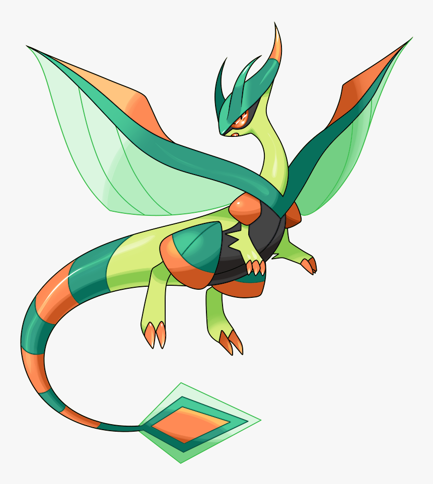 Yx3yrpi Pokemon Mega Flygon Hd Png Download Kindpng