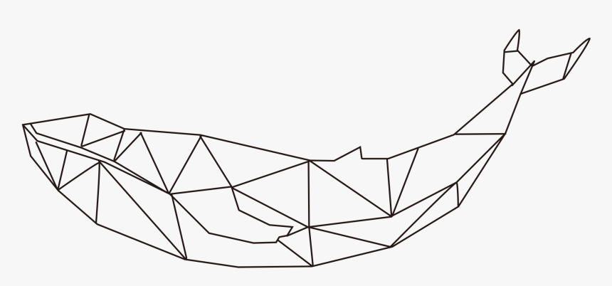 Whale Stick Hand Drawn Geometry Png And Psd - Drawing Png, Transparent Png, Free Download