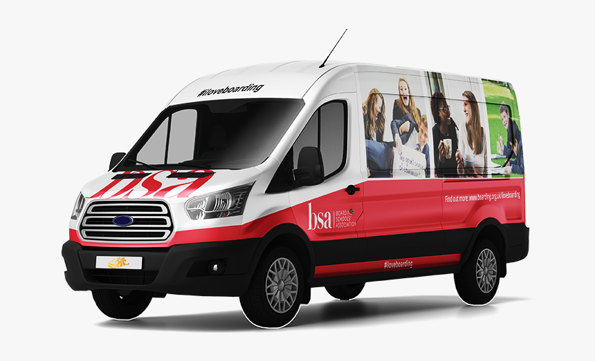 Commercial Wrapping Worcestershire - Passenger Van Mockup Free, HD Png Download, Free Download