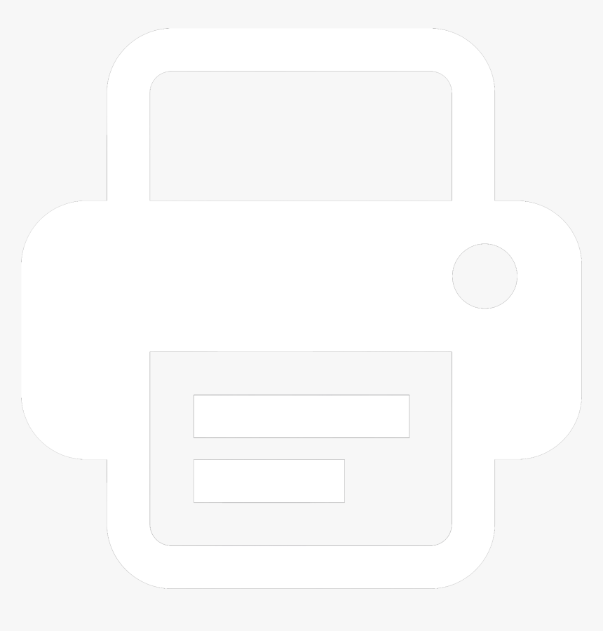 Fax Icon White Png, Transparent Png, Free Download