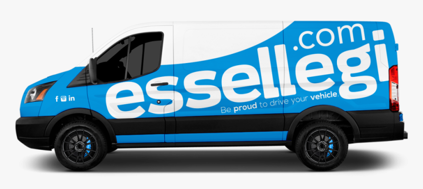 Ford Transit Wrap Design By Essellegi - Ford Transit Low Roof Vehicle Wrap, HD Png Download, Free Download