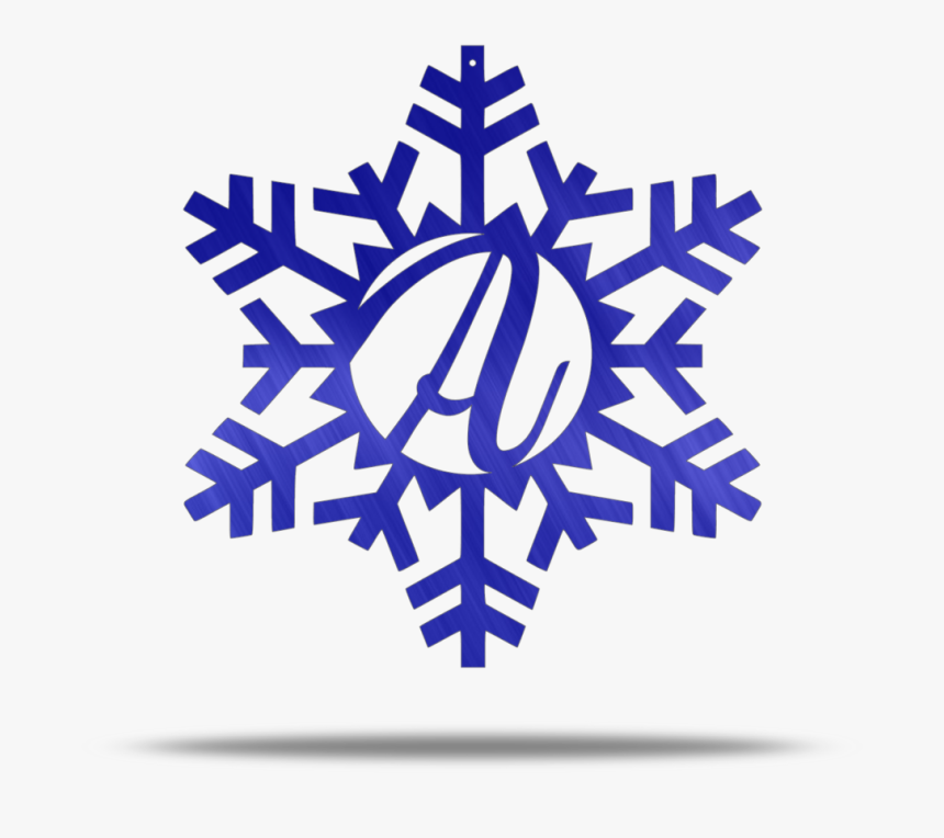 Snowflake Personalizable Steel Wall Sign - Transparent Background Snowflake Png, Png Download, Free Download