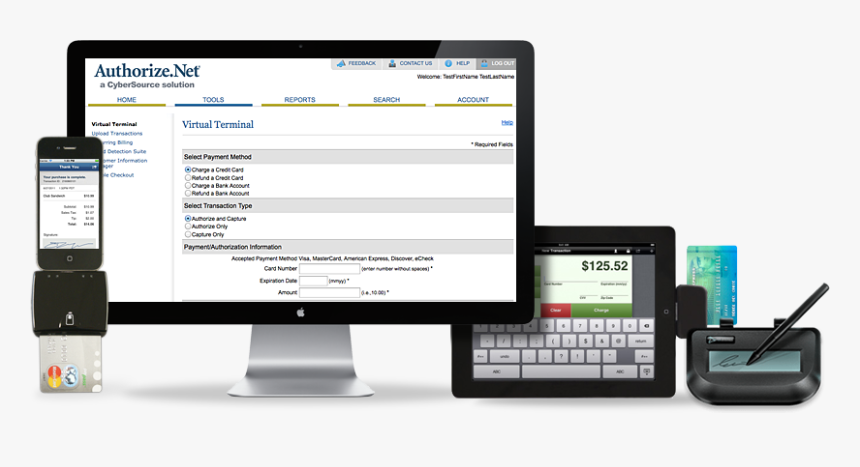 Slide2 Full - Authorize Net Virtual Terminal, HD Png Download, Free Download