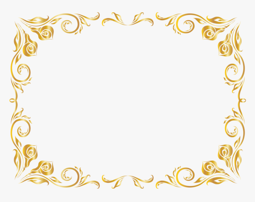 Фото, Автор Soloveika На Яндекс - Gold Vine Border Clipart, HD Png Download, Free Download