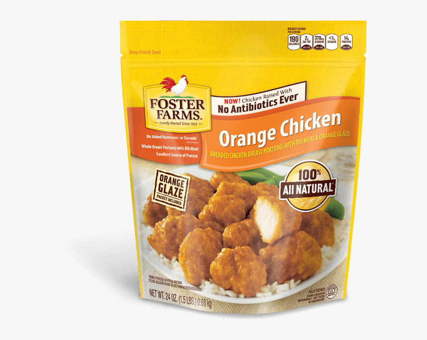 Orange Chicken - Foster Farms Orange Chicken, HD Png Download, Free Download