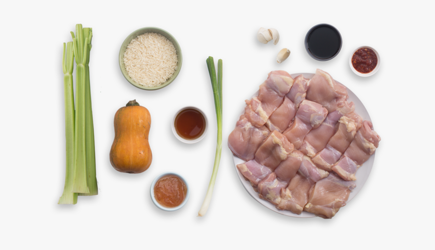 Orange Chicken With Honeynut Squash & Rice - Lomo, HD Png Download, Free Download