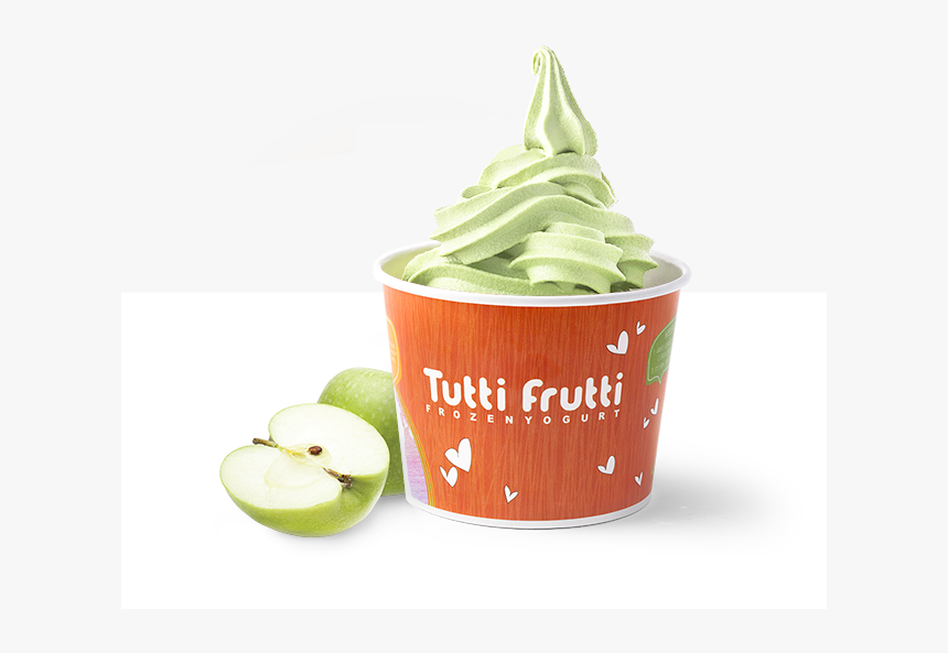 Green Apple Sorbet - Green Apple Frozen Yogurt, HD Png Download, Free Download