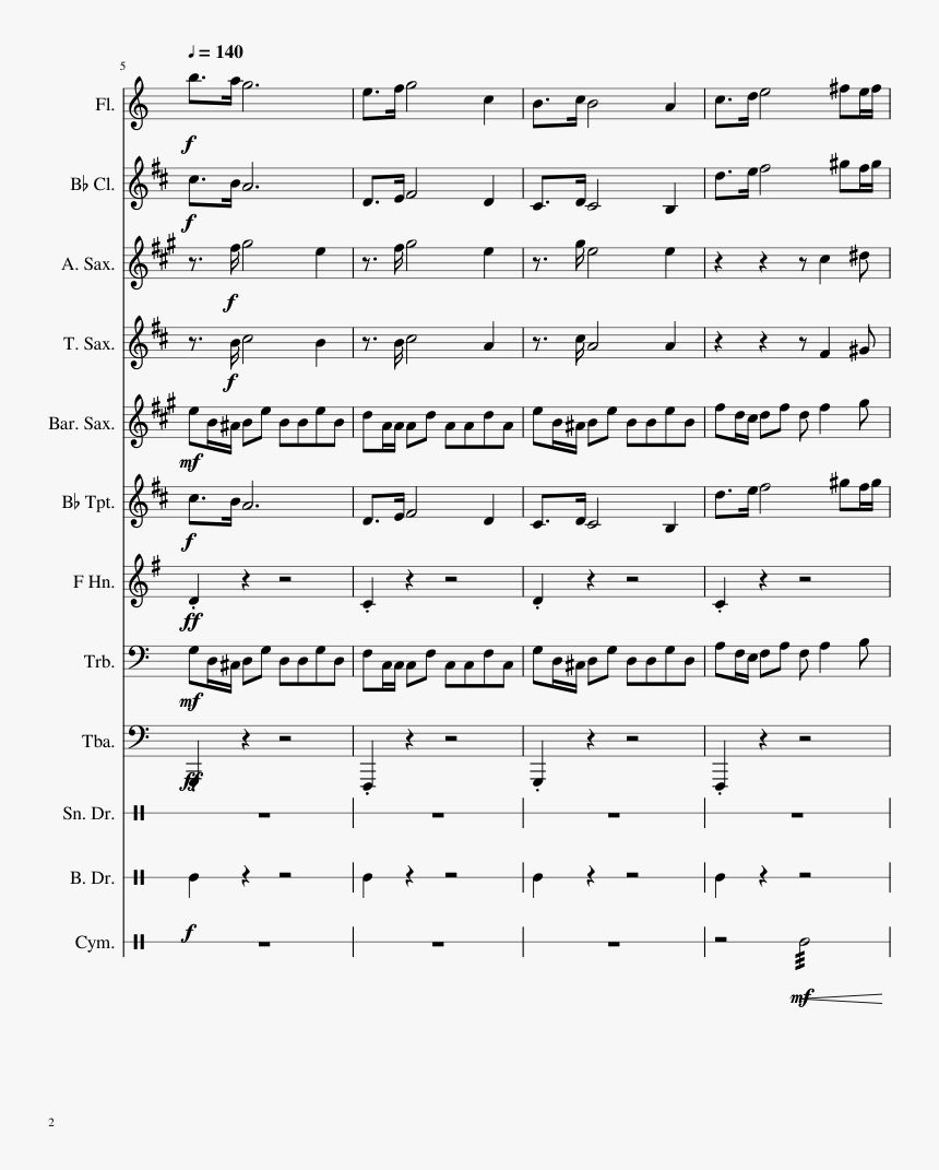 Xanny Flute Sheet Music, HD Png Download, Free Download