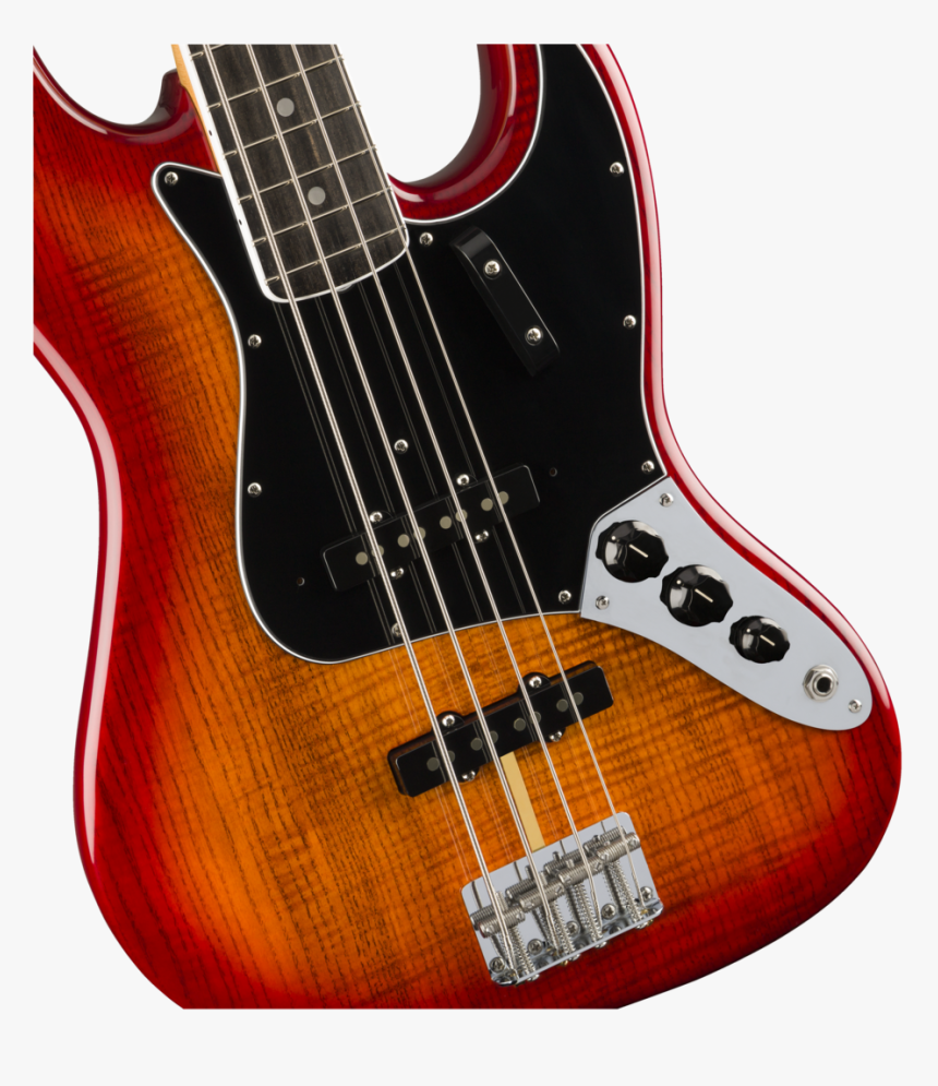 Fender Rarities Flame Ash Top Ebony Fingerboard Jazz - Squiet Classic Vibe Jazz Bass, HD Png Download, Free Download