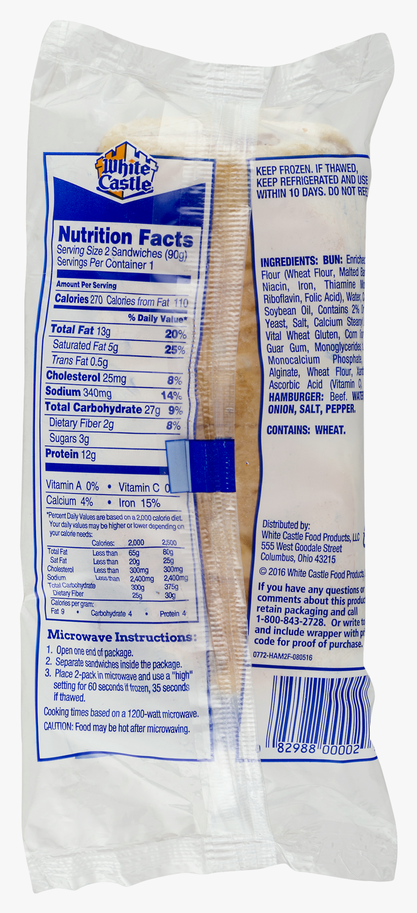 Transparent White Castle Png - Nutrition Facts, Png Download, Free Download