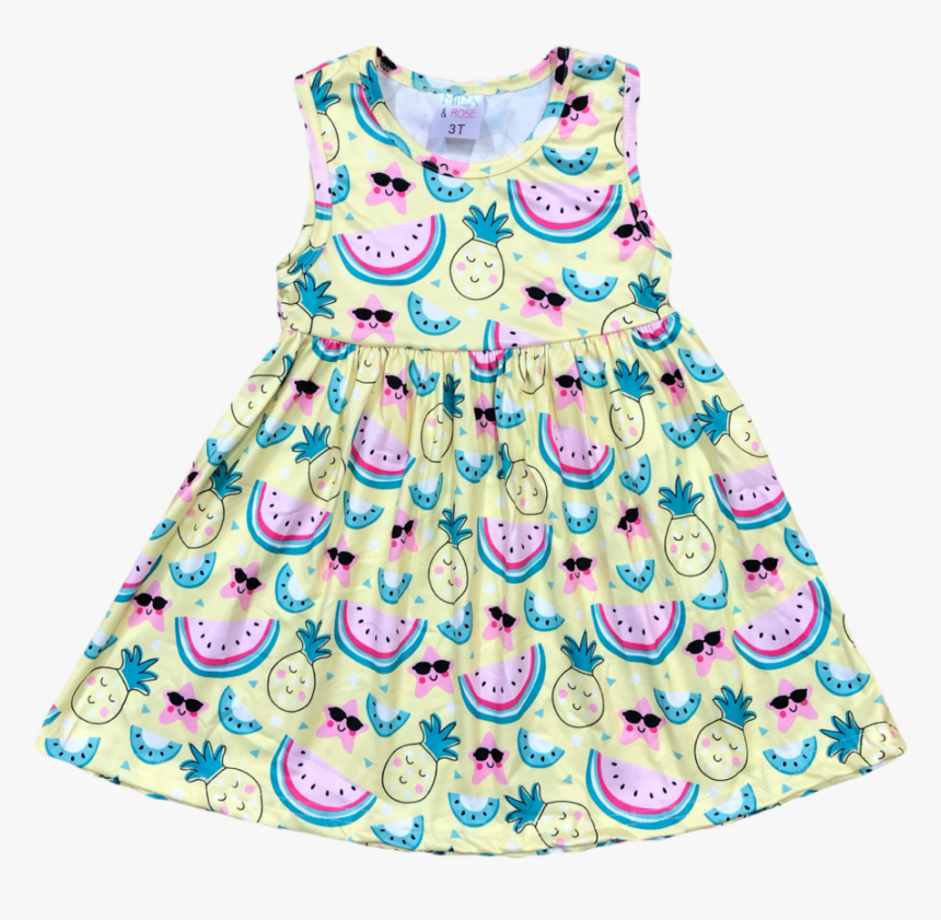 Tutti Frutti Tank Dress - Pattern, HD Png Download, Free Download