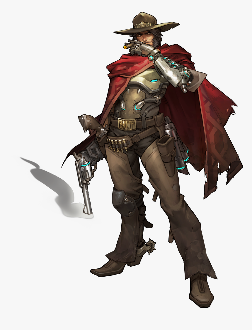 Print Mccree - Mccree Overwatch Characters, HD Png Download, Free Download