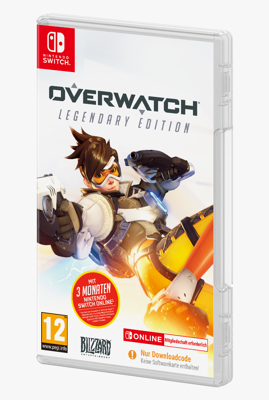 Ow Switch Inlay 3d Left De - Overwatch Legendary Edition Nintendo Switch, HD Png Download, Free Download