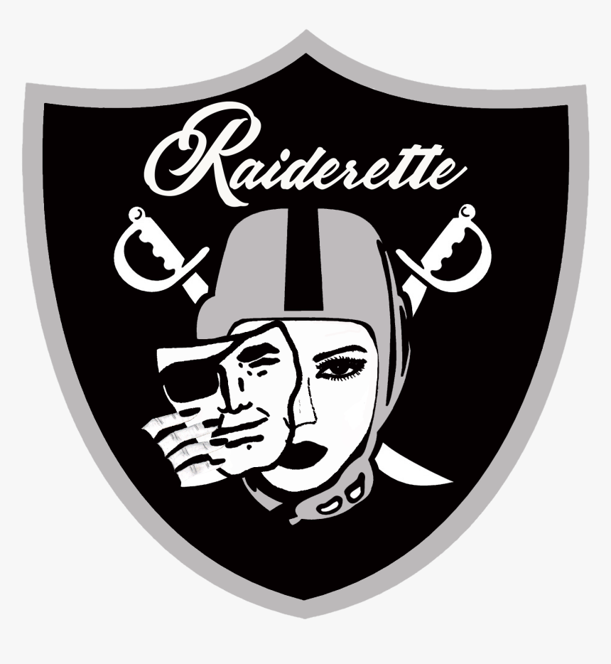 Clip Art Raiders Logo Clipart - Oakland Raiders Girl Logo, HD Png Download, Free Download