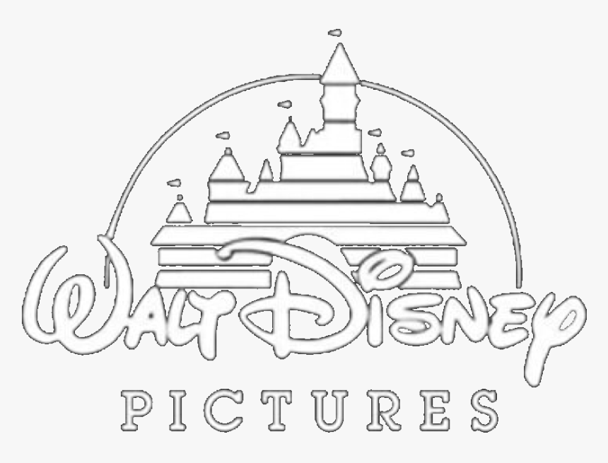 #disney #waltdisney #princess #white #whitetheme #whiteaesthetic - Walt Disney Pictures Logo Black Background, HD Png Download, Free Download
