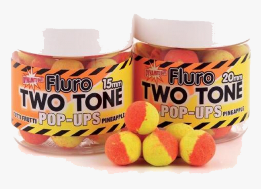 Dynamite Fluro Tutti Frutti & Pineapple Two Tone Pop-ups - Dvojfarebné Boilies, HD Png Download, Free Download