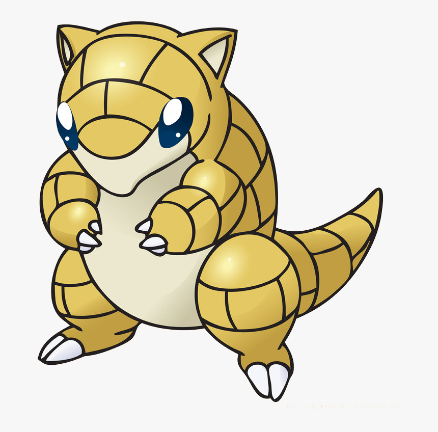 Transparent Sandshrew Png - Yellow Pokemon With Scales, Png Download, Free Download