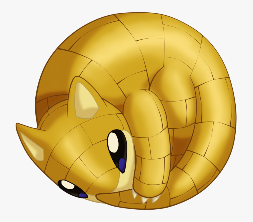 Sandshrew Used Defense Curl Game Art Hq Pokemon Art - Cat, HD Png Download, Free Download