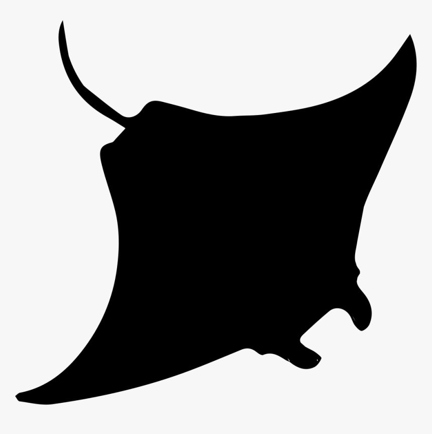 Manta Ray Shape - Shape Of A Manta Ray, HD Png Download, Free Download