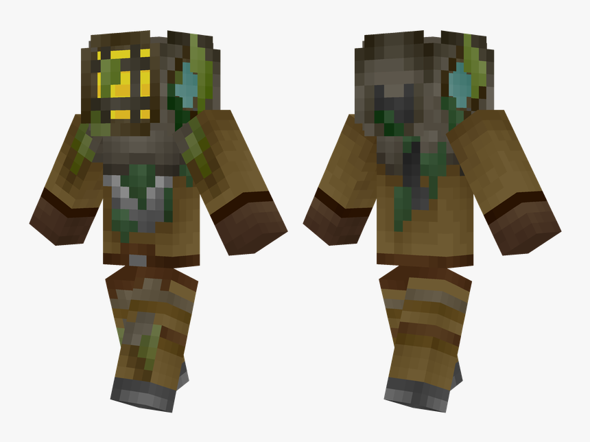 Minecraft Deep Sea Diver Skin, HD Png Download, Free Download