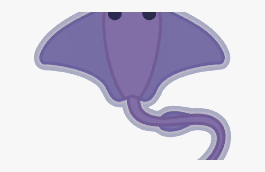 Manta Ray Clipart Kawaii - Cartoon, HD Png Download, Free Download