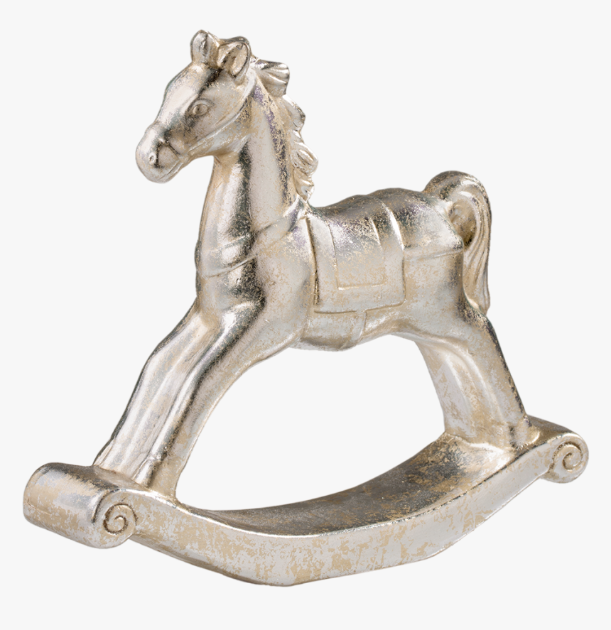 Rocking Horse, Silver-coloured, 12 Cm - Stallion, HD Png Download, Free Download