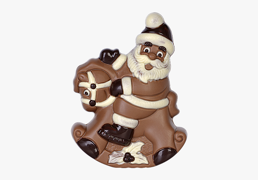 Santa On Rocking Horse - Figurine, HD Png Download, Free Download