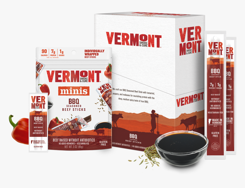 Bbq Beef Sticks - Vermont Smoke & Cure, HD Png Download, Free Download