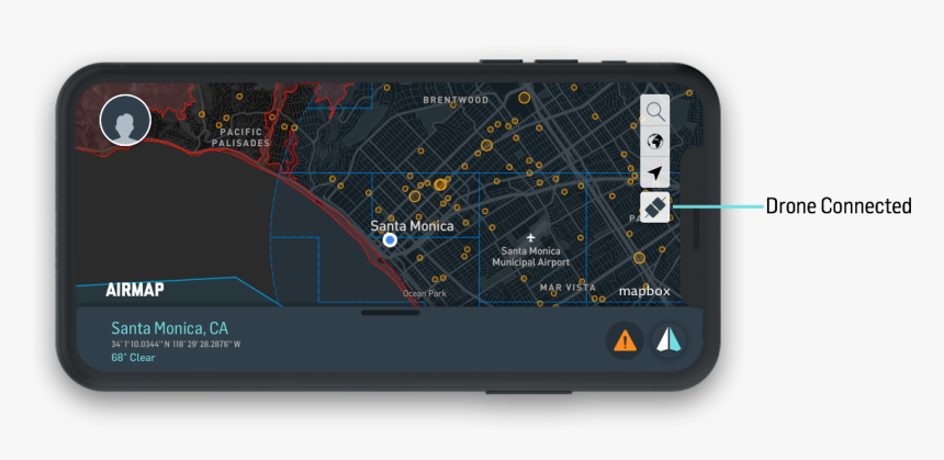 Airmap App For Drones, HD Png Download, Free Download