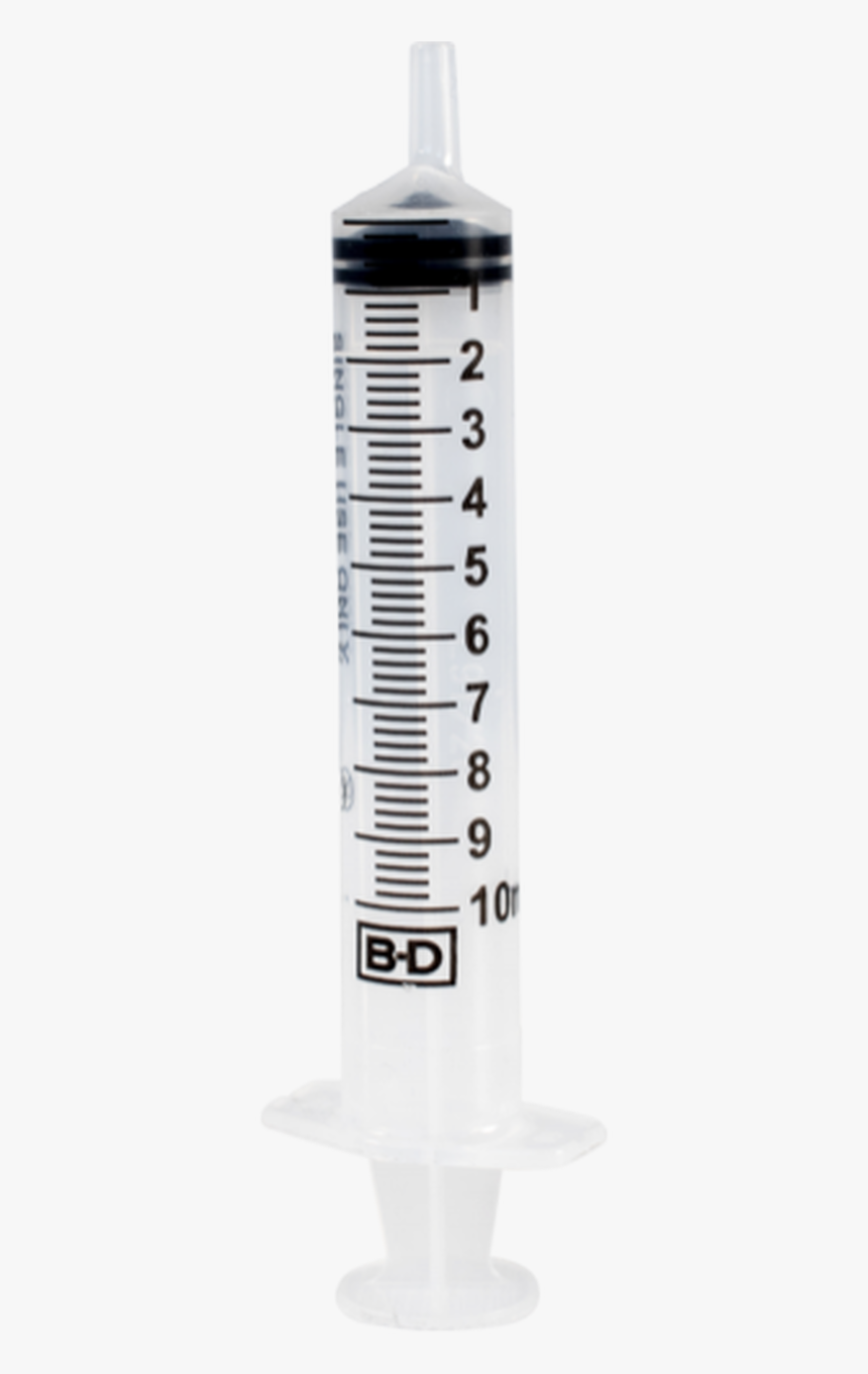 Plastic 10ml Syringe - Syringe, HD Png Download, Free Download