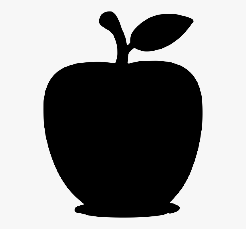 Fruit, Apple, Eating, Delicious, Silhouette - Apple Fruit Icon Png, Transparent Png, Free Download