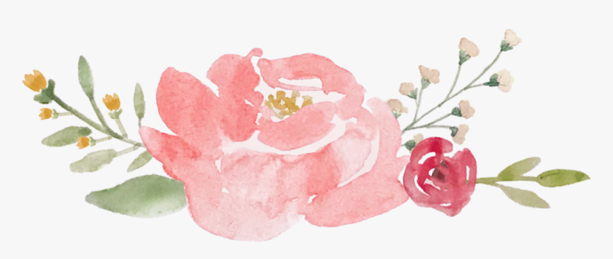 Watercolor Pink Flower Png, Transparent Png, Free Download