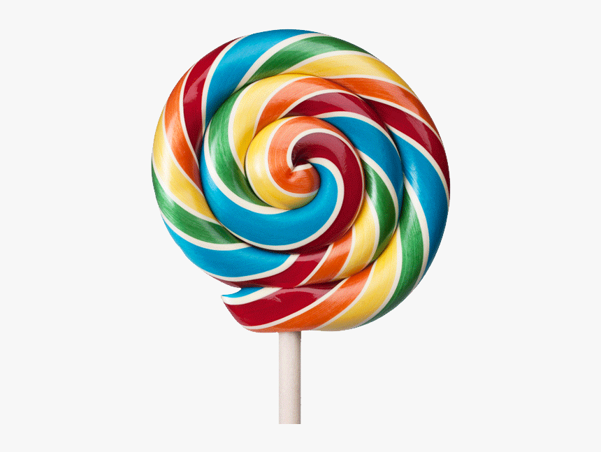 Lollypop Png - Swirly Lollipop, Transparent Png, Free Download