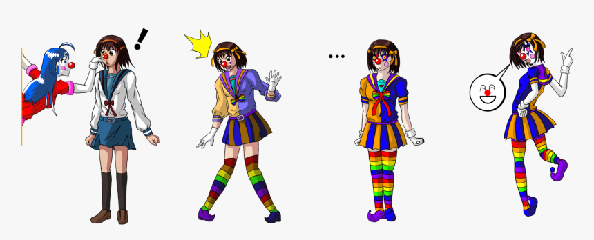 Transparent Haruhi Suzumiya Png - Clown Tf, Png Download, Free Download