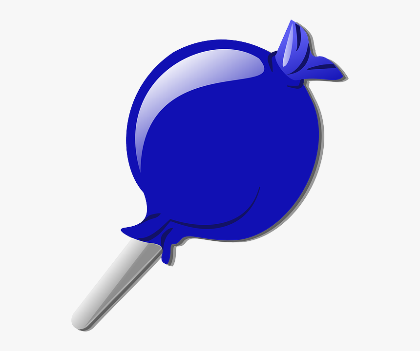 Blue Lolly Clip Art - Clip Art Blue Candy, HD Png Download, Free Download