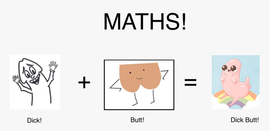 Dick Butt Maths - Dickbutt, HD Png Download, Free Download