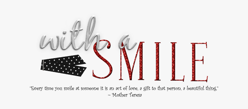 With A Smile - Polka Dot, HD Png Download, Free Download