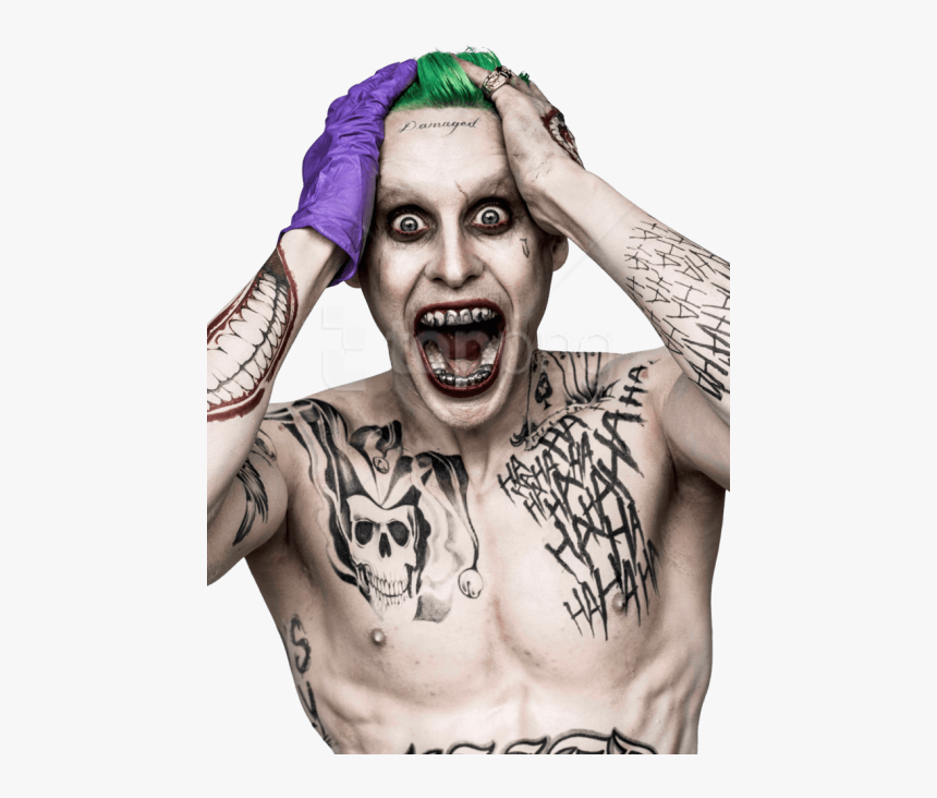 Free Png Joker Suicide Squad Png - Jared Leto Joker Wallpaper Iphone, Transparent Png, Free Download