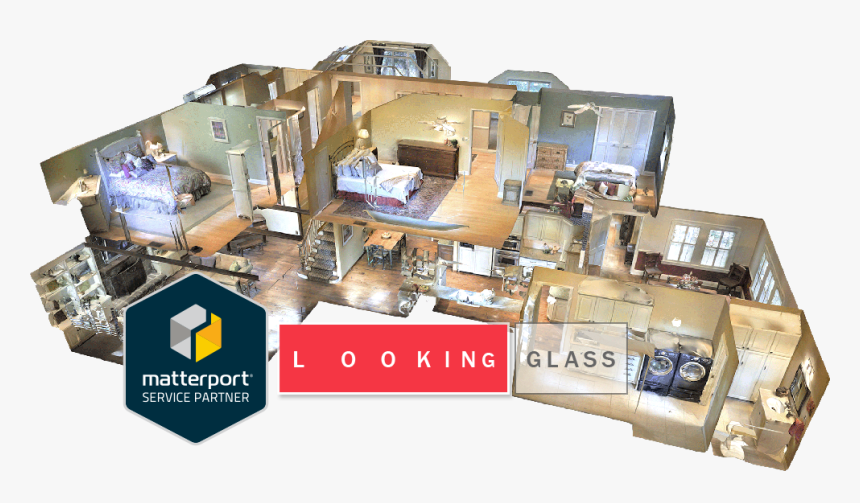Looking Glass Becomes A Matterport Service Partner - Matterport Virtual Tour, HD Png Download, Free Download