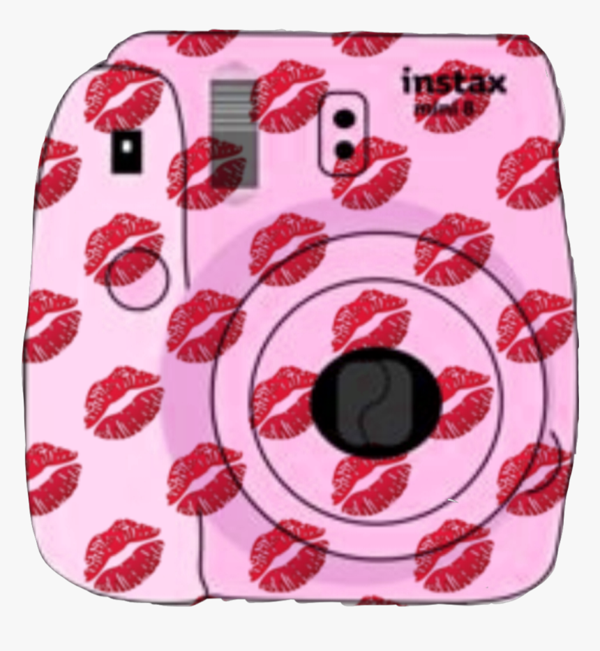 #instax #mini #polaroid #camera #love #emoji #pattern - Circle, HD Png Download, Free Download