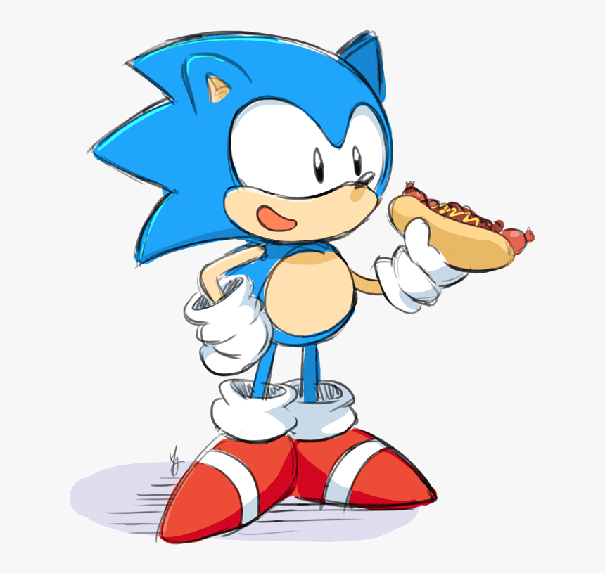 224kib, 700x772, Tumblr Nygsd4cpdf1urhrdro1 R2 - Sonic And Chilli Dogs, HD Png Download, Free Download