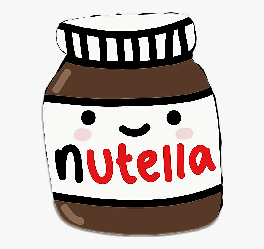 #nutella #cute #tumblr #png #love - Nutella Cute, Transparent Png, Free Download